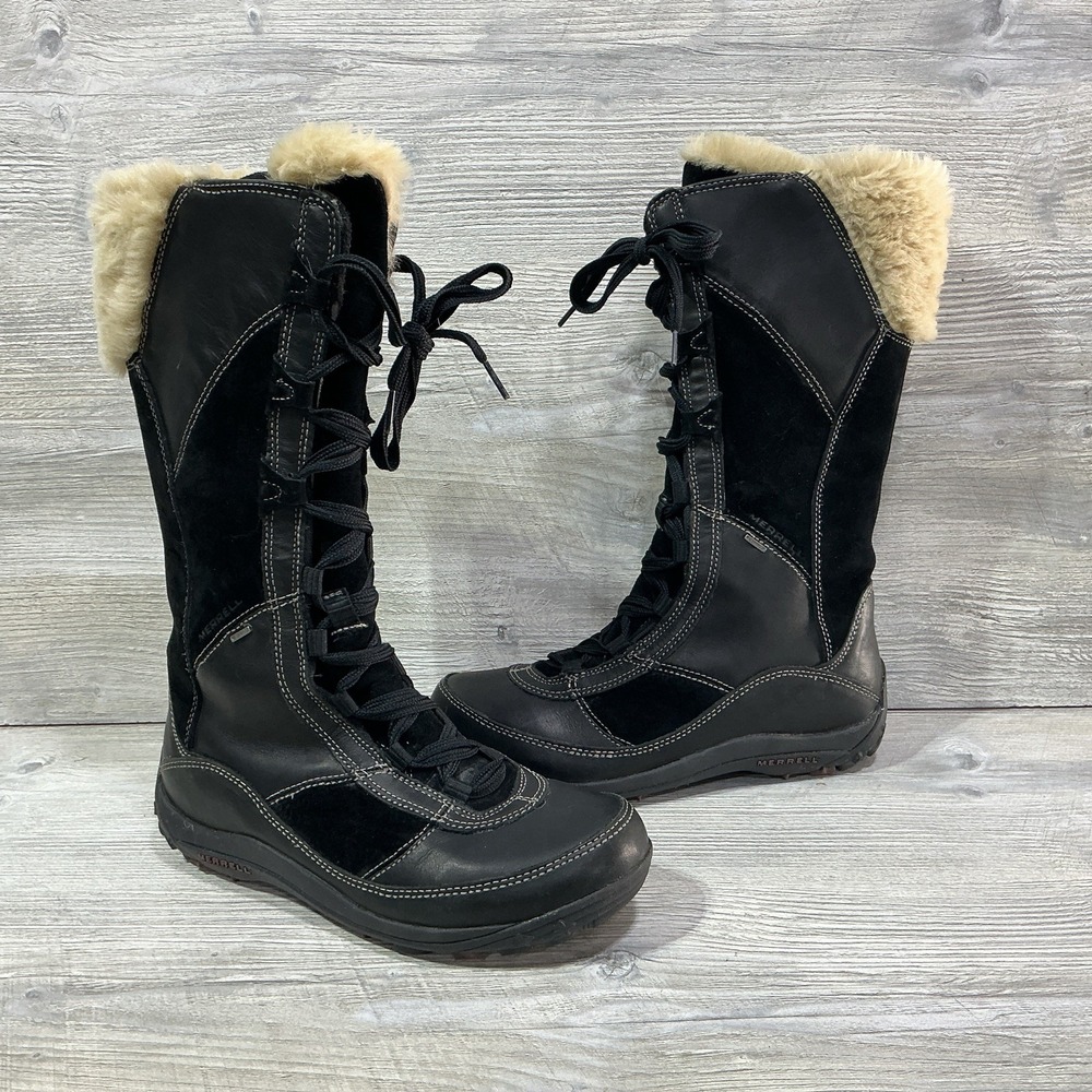 Merrell Prevoz Waterproof Insulated Sherpa Winter Snow Boots Women's US 10